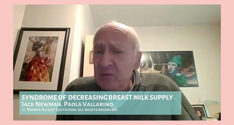 Syndrome of Decreasing Milk Supply